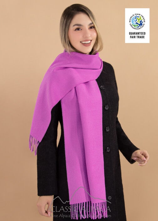 かんちゃんBABY CASHMERE LONG STOLE PURPLE Namu Shop - Auralee Baby Cashmere Long Stole - Purple
